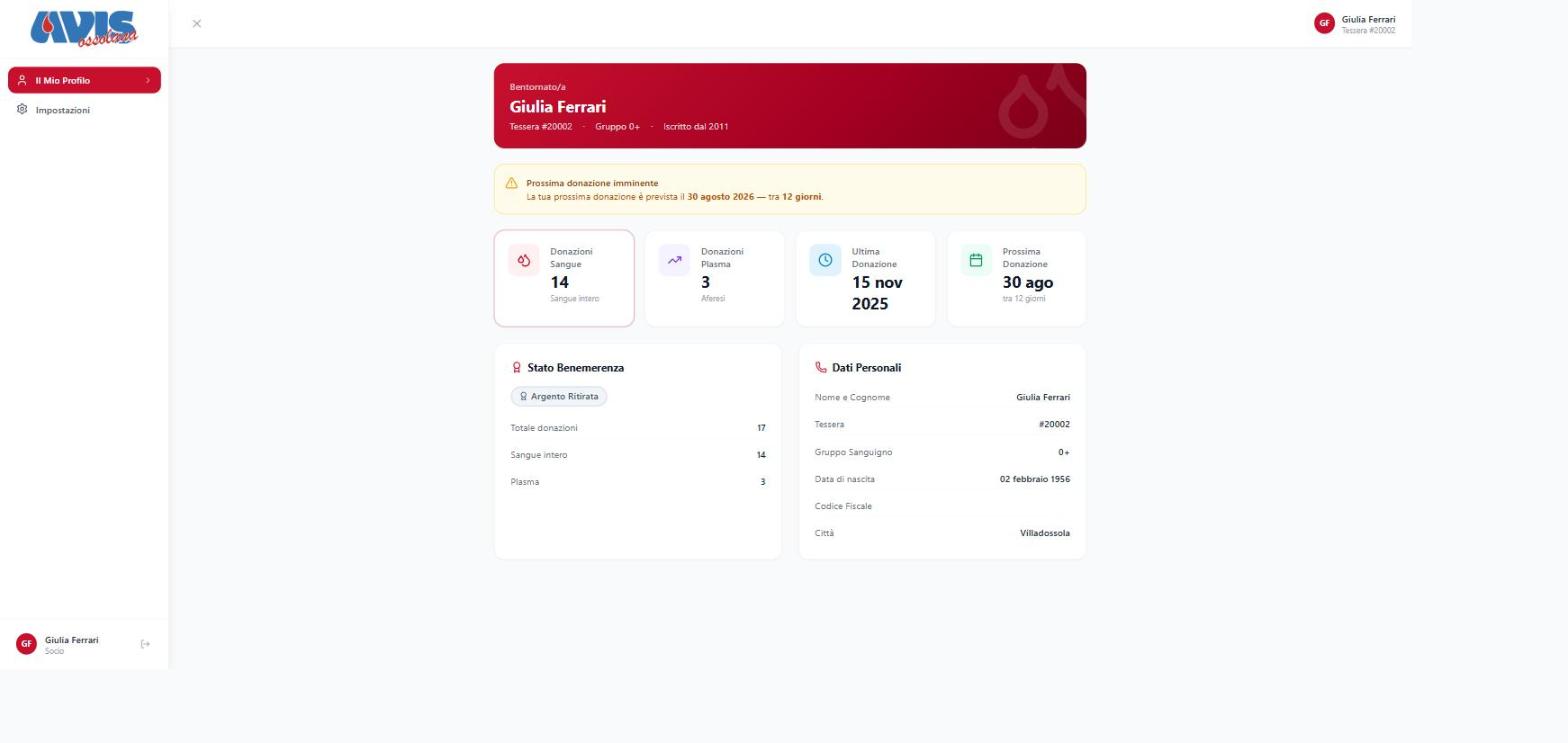 Member self-service dashboard