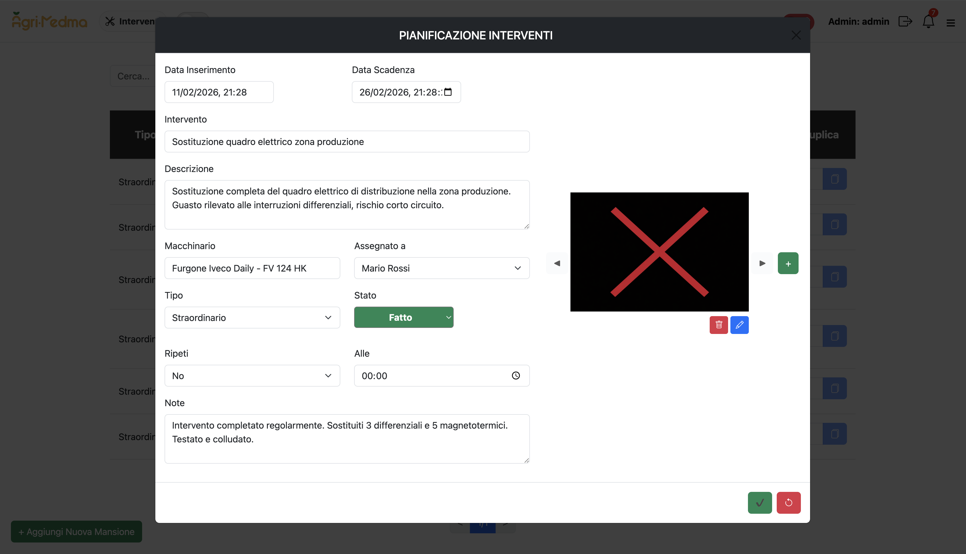 Task detail